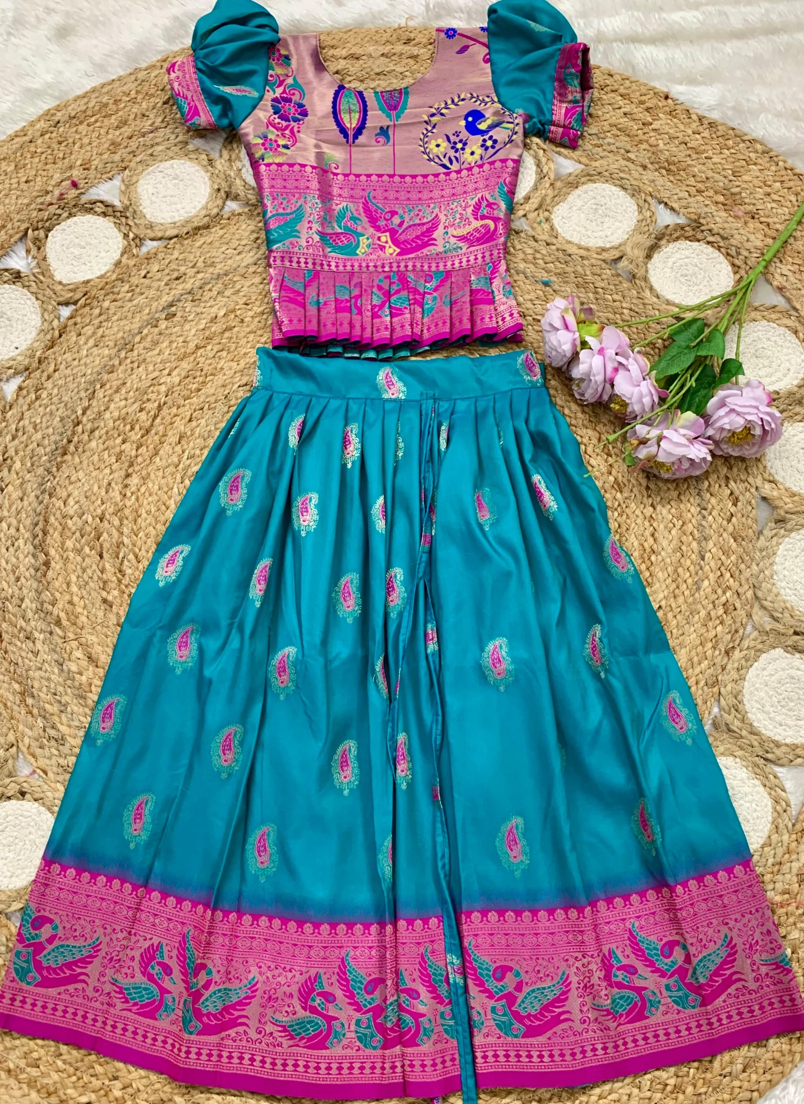 Paithani lehangas