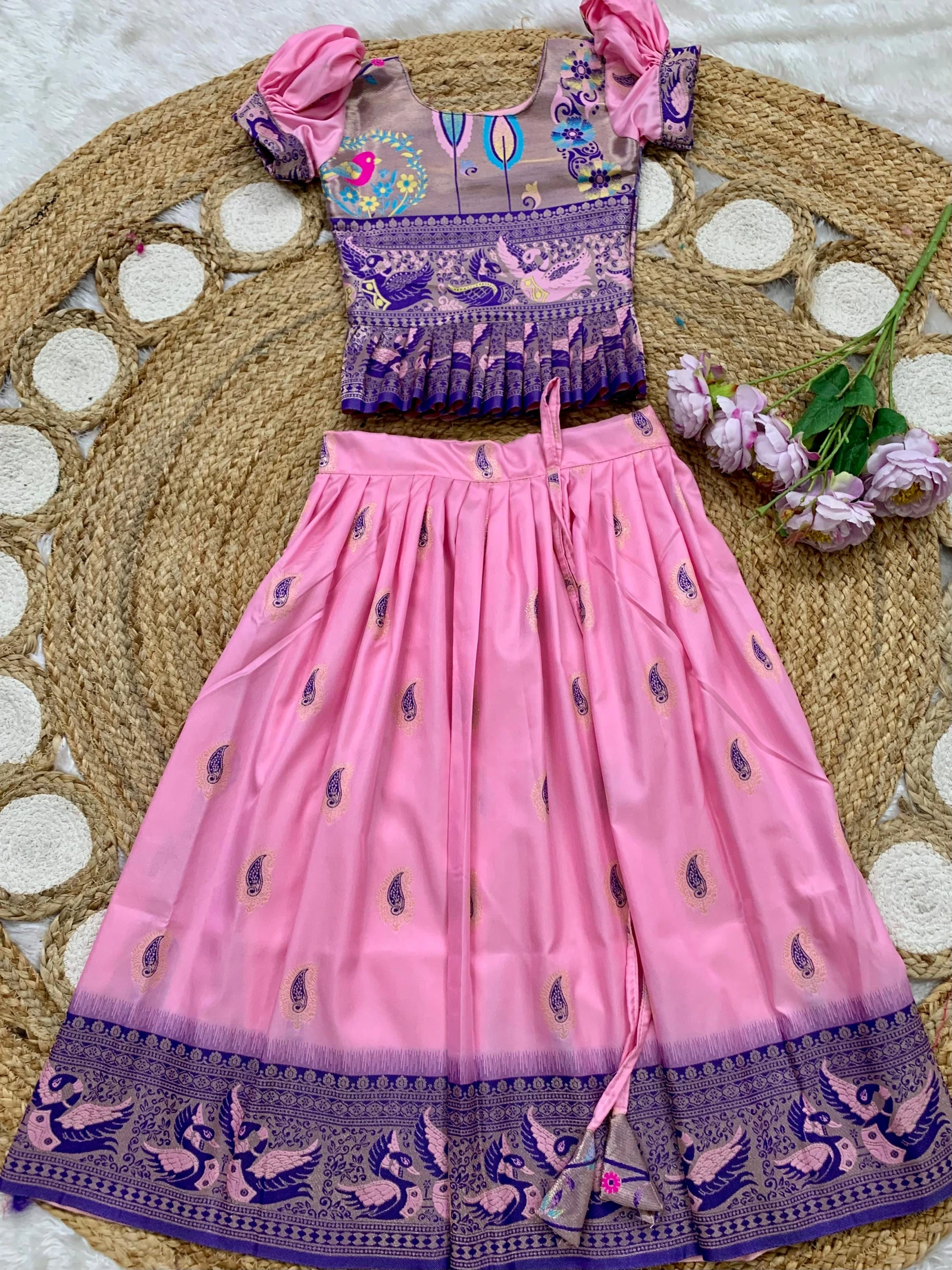 Paithani lehangas