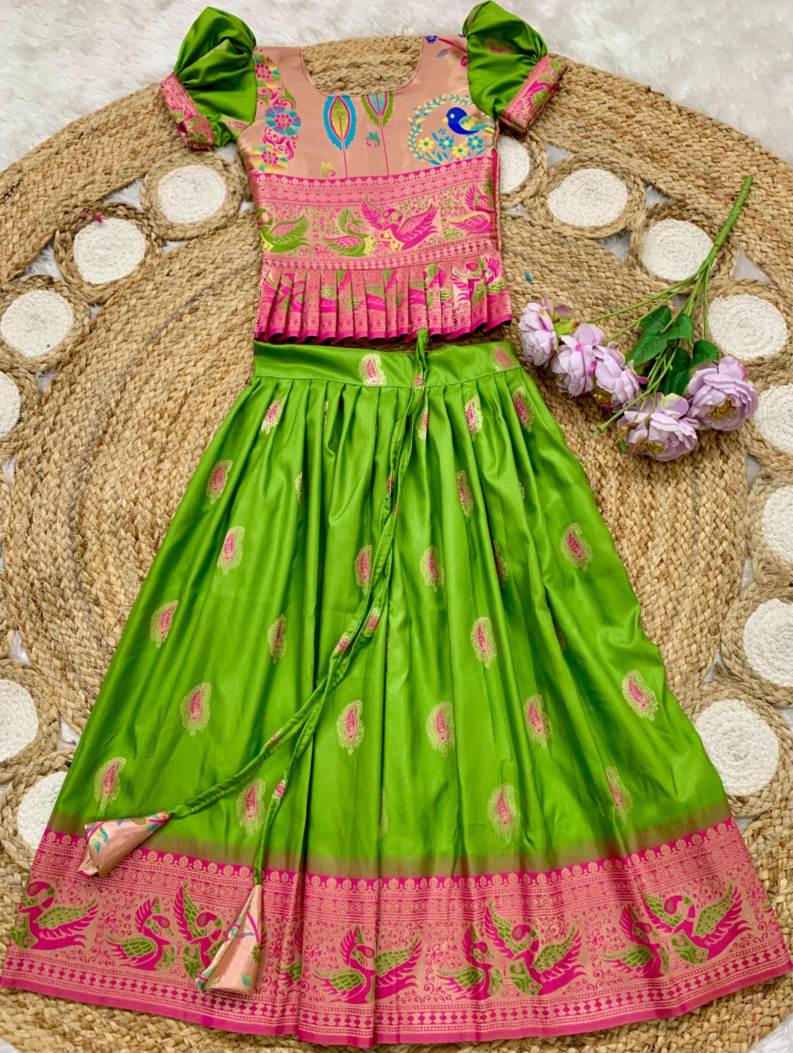 Paithani lehangas