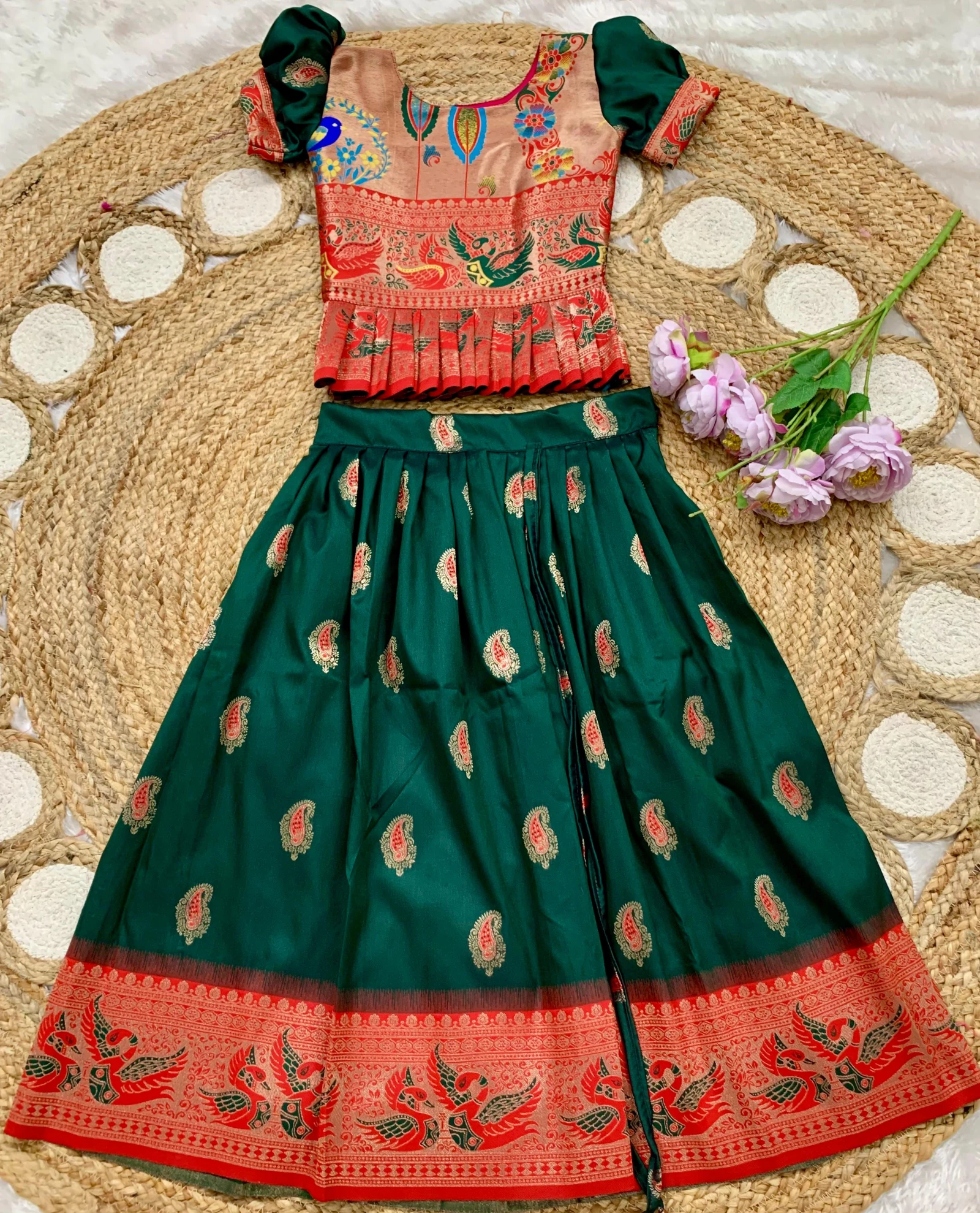 Paithani lehangas